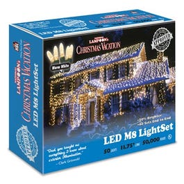 LED Light Set, Commercial Grade, Warm White M8, 50-Ct., Griswold Approved