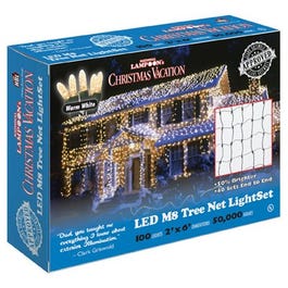 LED Trunk Net Light Set, Commercial Grade, Warm White, 100-Ct., Griswold Approved