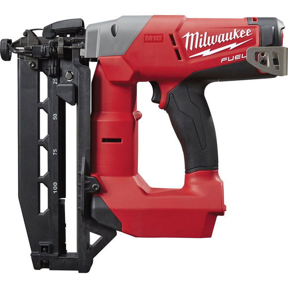 Milwaukee M18 FUEL 18 Volt Lithium-Ion Brushless 16-Gauge 2-1/2 In. Straight Cordless Finish Nailer (Bare Tool)