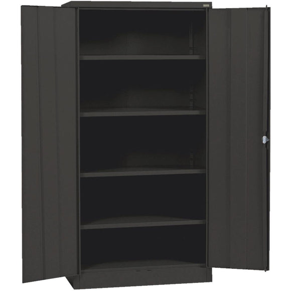 Edsal 4-Shelf Black Storage Cabinet