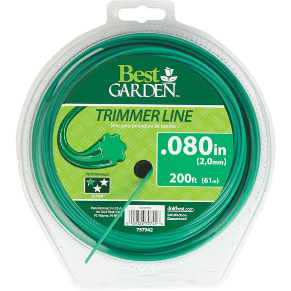 Best Garden 0.080 In. x 200 Ft. 7-Point Trimmer Line