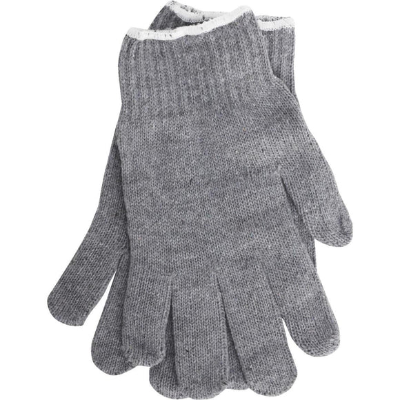 Do it Men's Large Reversible Knit Polyester Mason Glove, Gray