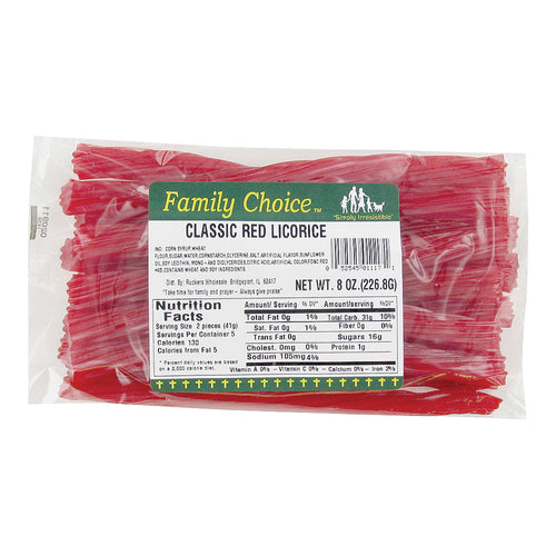 Family Choice 1117 Licorice Classic Red Flavor