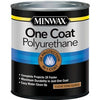 One Coat Polyurethane Finish, Crystal Clear Semi-Gloss, Qt.