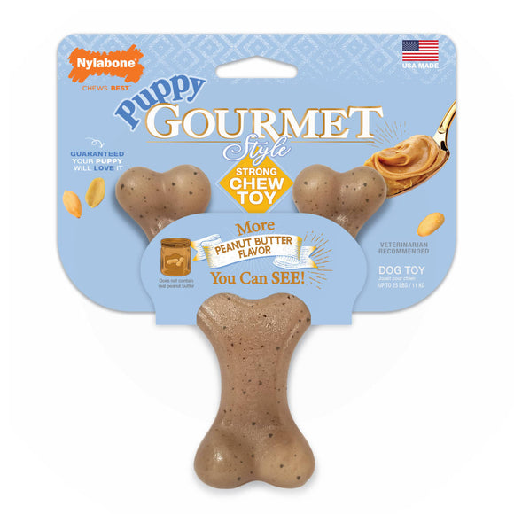 Nylabone Gourmet Style Strong Wishbone Puppy Chew Toy
