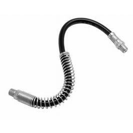 Grease Gun Flex Hose With Spring Guard, 12-In.