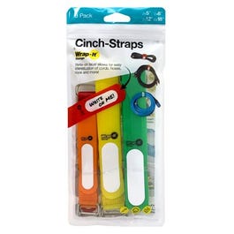 Cinch-Strap Storage Straps, Assorted 8-Pk.