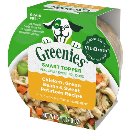 Greenies Smart Topper Wet Mix-In for Dogs, Chicken, Green Beans & Sweet Potatoes Recipe