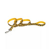 Coastal Ribbon Dog Leash (Medium/Large - 1 X 6', Yellow Buttercup)