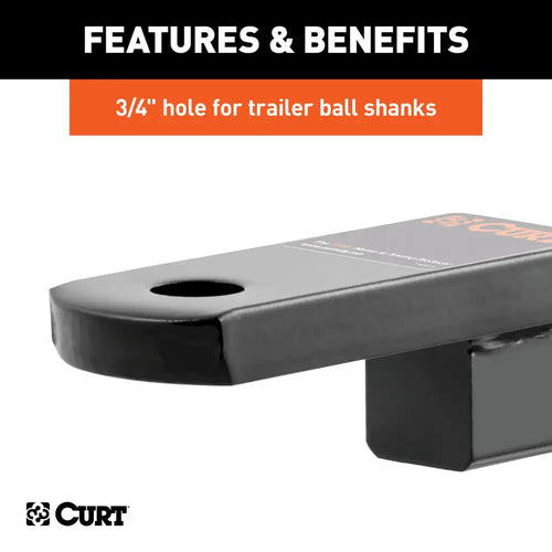 Curt Class 2 Ball Mount (1-1/4 Shank, 3,500 lbs., 1-1/4 Rise, 9-3/4 Long)