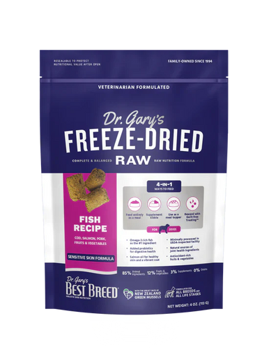 Dr. Gary's Best Breed Freeze-dried Fish Recipe (4 oz)