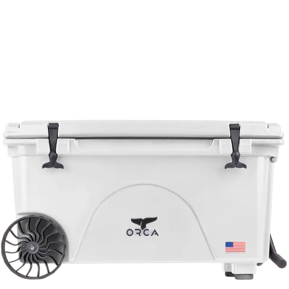 ORCA 65 Quart Wheeled Cooler (White)