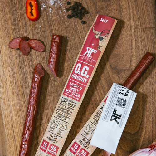 Righteous Felon O.G. Hickory Beef Stick