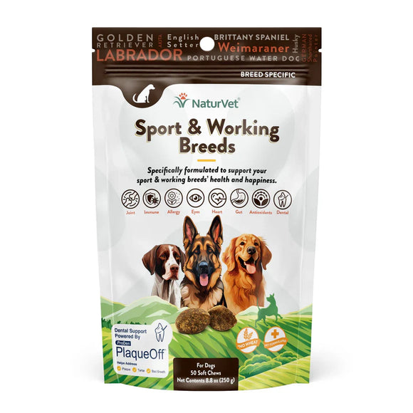 Naturvet Breed Specific Sport & Working Breed Dogs