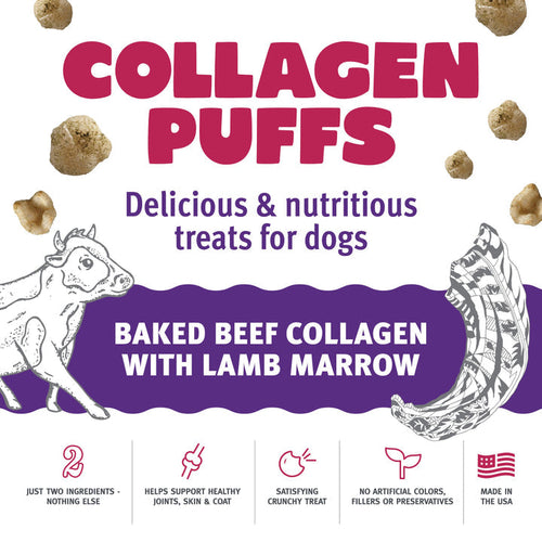 Icelandic+ Beef Collagen Puffs with Marrow Treats for Small Dogs