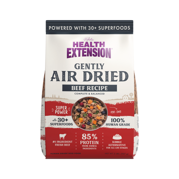 Health Extension Gently Air Dried Complete Beef Recipe Dog Food