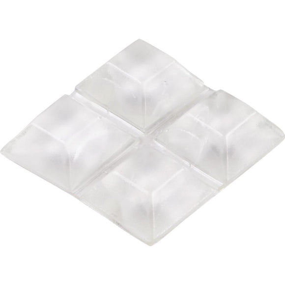 Do it 1/2 In. Square Opaque Furniture Bumpers,(9-Count)