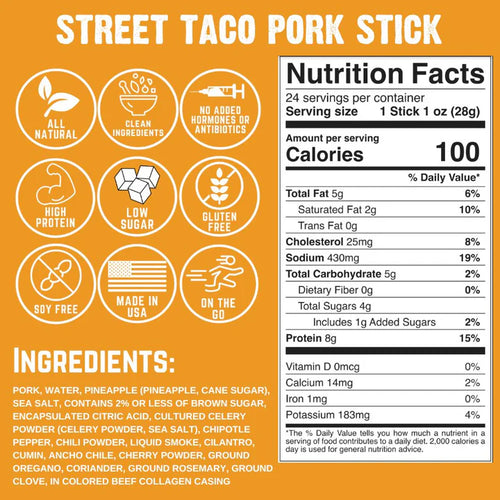 Righteous Felon Street Taco Pork Stick