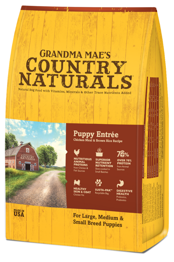Grandma Mae's Country Naturals Puppy Entrée Dog Food (12 lb)