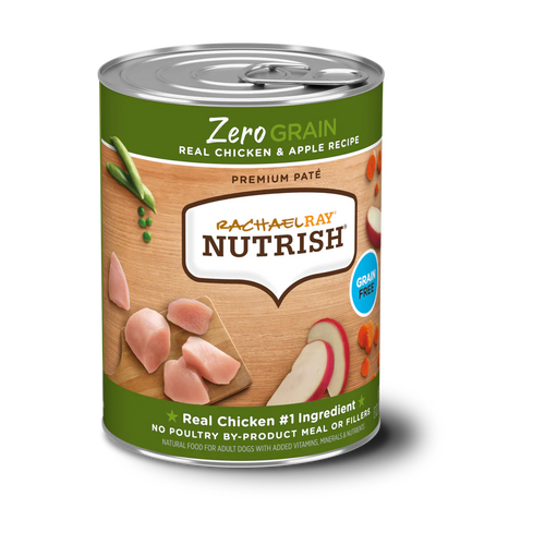 Rachael Ray® Nutrish® Premium Paté Zero Grain Real Chicken & Apple Recipe Wet Dog Food