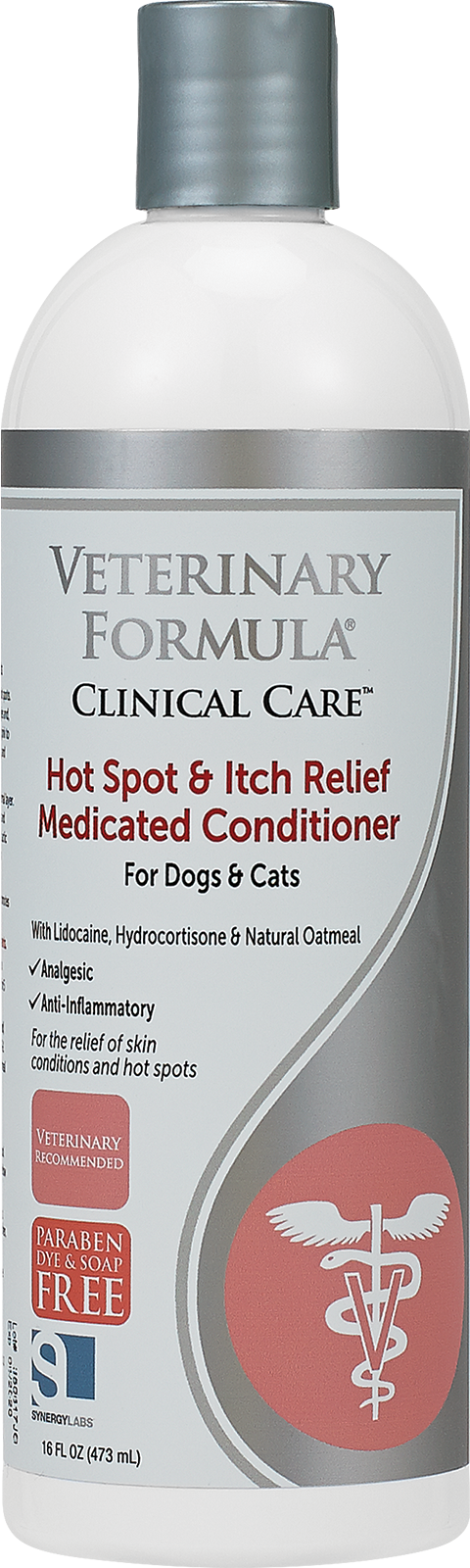 Synergy Labs Hot Spot & Itch Relief Medicated Conditioner for Dogs and Cats