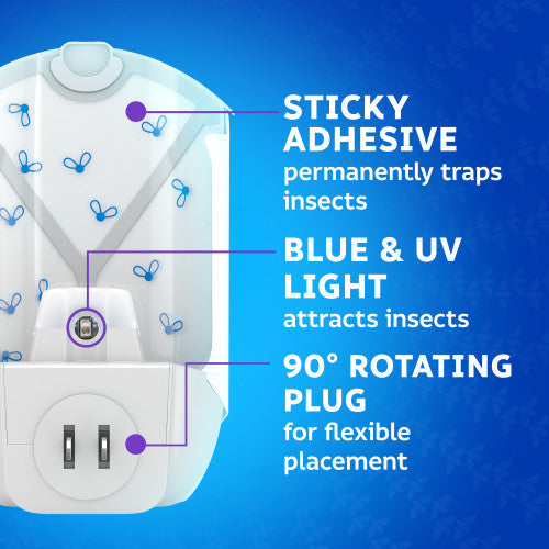 Zevo Flying Insect Trap Fly Trap (1 Plug-In Base + 1 Cartridge) (1 Kit)