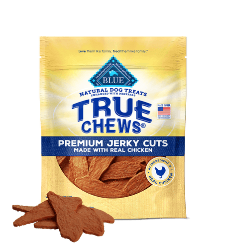 Blue Buffalo True Chews Premium Jerky Cuts with Real Chicken Dog Treats (22 oz)