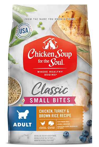 Chicken Soup For The Soul Classic Small Bites Adult Dog Dry Food - Chicken, Turkey & Brown Rice Recipe