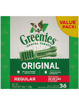 Greenies Original Regular Size Dog Dental Treats