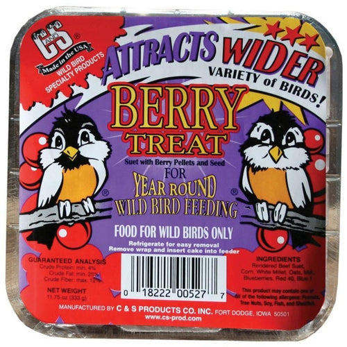 C&S Berry Treat Suet (11 oz)