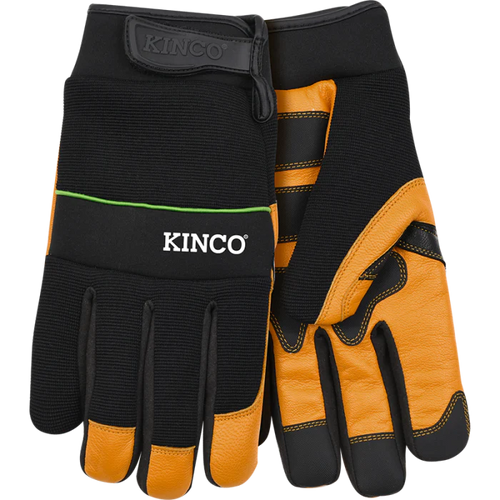 Kinco Pro™ Premium Grain Goatskin & Synthetic Hybrid with Pull-Strap