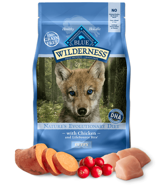 Blue Buffalo Wilderness™ PUPPIES Chicken Recipe