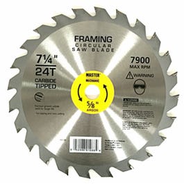 Framing Combo Circular Saw Blade, 24 Teeth, 7-1/4-In.