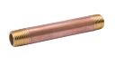 B & K Industries 1/4 Diameter Nipples Schedule 40 Red Brass 1/4 x Close