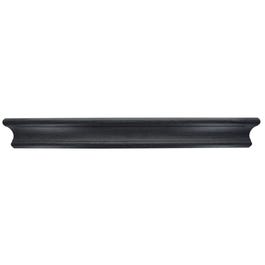 Floating Shelf, Beveled Design, Black, 18-In.