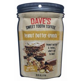 Almond Toffee, Peanut Butter Crunch, 4-oz.