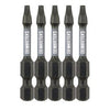 Impact Power Bit, Square #2, 2-In., 5-Pk.