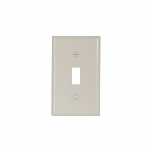 Eaton Cooper Wiring Toggle Wallplate, Lt. Almond 1 Gang