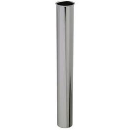 1-1/2-Inch O.D. Tube x 12-Inch Chrome Flanged Kitchen Drain Tailpiece