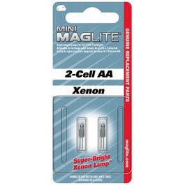 2-Pack 'AA' XENON Mini Incandescent Replacement Lamp