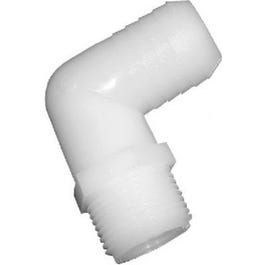 Nylon Hose Barb Elbow, 3/8-In. ID x 1/4-In. MPT