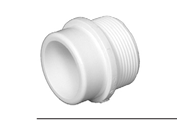 Charlotte Pipe 1-1/2 In. Spg x 1-1/2 In. Mip Schedule 40 Dwv Pvc Adapter (PVC001110800HA)