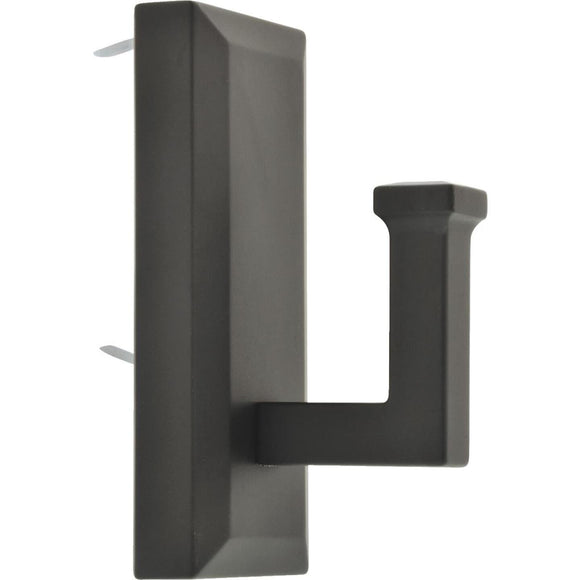 Hillman High and Mighty 15 Lb. Capacity Oil Rubbed Bronze Rectangular Decorative Hook