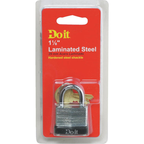 Do it Laminated Steel 1-1/8 Pin Tumbler Padlock