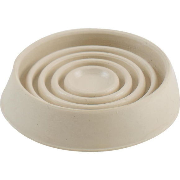 Do it 1-3/4 In. Inner Diameter Round Almond Furniture Leg Cup,(4-Pack)