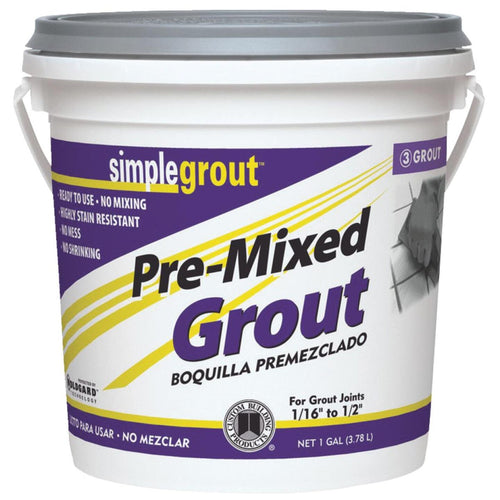 Custom Building Products Simplegrout Gallon Earth Pre-Mixed Tile Grout