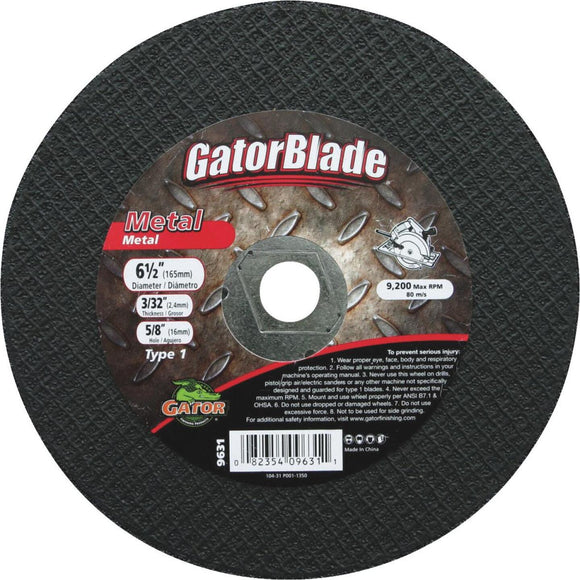 Gator Blade Type 1 6 In. x 040 In. x 7/8 In. Metal Cut-Off Wheel