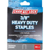 Channellock No. 4 Heavy-Duty Narrow Crown Staple, 3/8 In. (1250-Pack)