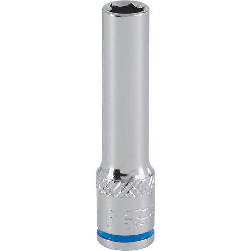 Channellock 1/4 In. Drive 6 mm 6-Point Deep Metric Socket