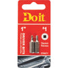 Do it #1 Square Recess 1 In. Insert Screwdriver Bit (2-Pack)